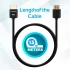 Promate ProLink4K2-150 HDMI Cable 1.5M, 24K Gold Plated, 4K Ultra HD, High-Speed Ethernet, 3D Support, Long Bend Lifespan
